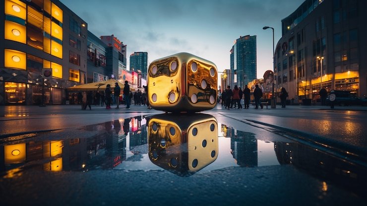 Dealer rajasimo89 membagikan kartu Texas Hold'em Bonus di meja studio langsung